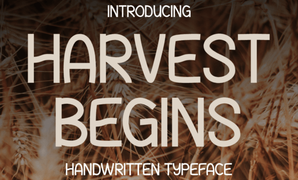 Harvest Begins Font: Fonts Free Download Harvest Begins Font - Featured Image