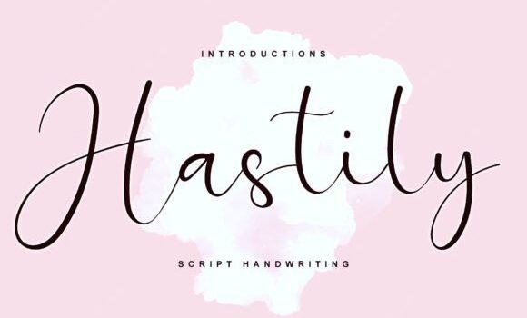 Hastily Font - Featured Image