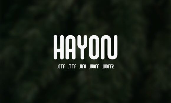 Hayon Font - Featured Image