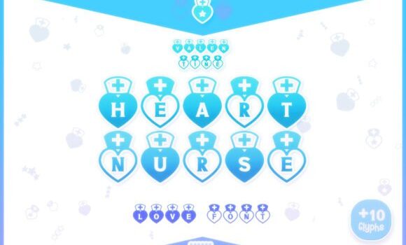 Heart Nurse Font - Featured Image