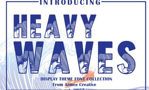 Heavy Waves Font: Fonts Free Download Heavy Waves Font - Featured Image