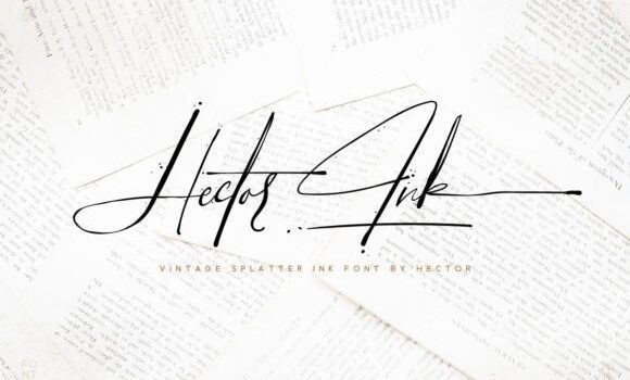 Hector Ink Font: Fonts Free Download Hector Ink Font - Featured Image