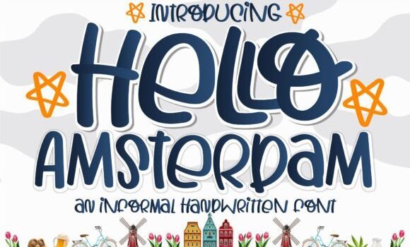 Hello Amsterdam Font: Fonts Free Download Hello Amsterdam Font - Featured Image