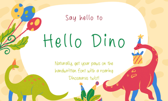 Hello Dino Font: Fonts Free Download Hello Dino Font - Featured Image