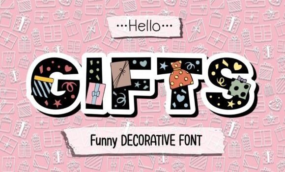 Hello Gifts Font: Fonts Free Download Hello Gifts Font - Featured Image