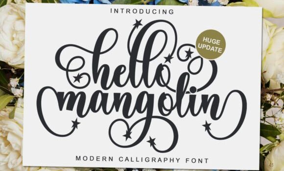 Hello Mangolin Update Font: Fonts Free Download Hello Mangolin Update Font - Featured Image