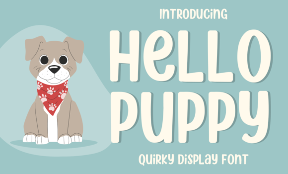 Hello Puppy Font - Featured Image