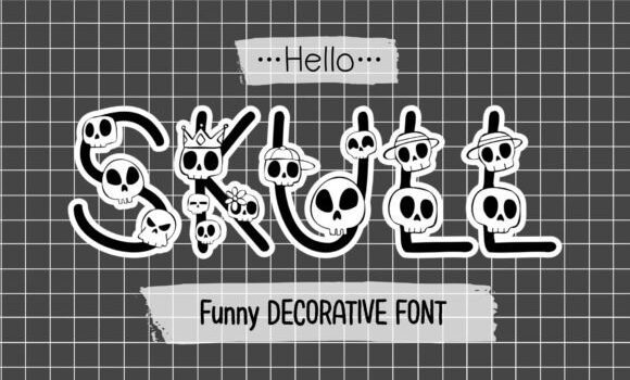 Hello Skull Font: Fonts Free Download Hello Skull Font - Featured Image