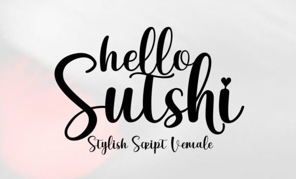Hello Sutshy Font - Featured Image