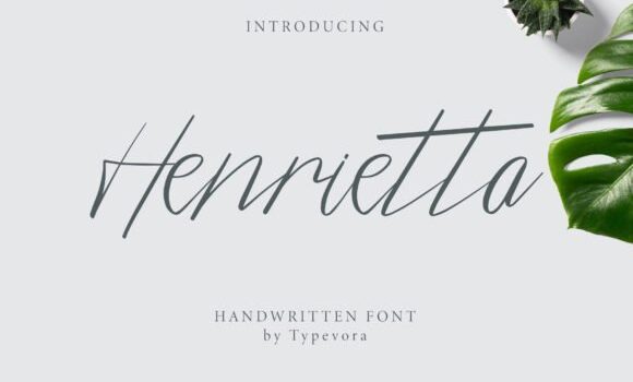 Henrietta Font: Fonts Free Download Henrietta Font - Featured Image