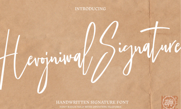 Hevojniwal Signature Font: Fonts Free Download Hevojniwal Signature Font - Featured Image