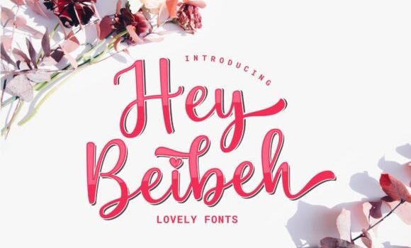 Hey Beibeh Font - Featured Image