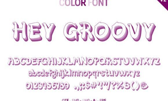 Hey Groovy V2 Font - Featured Image