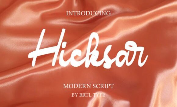 Hicksar Font: Fonts Free Download Hicksar Font - Featured Image