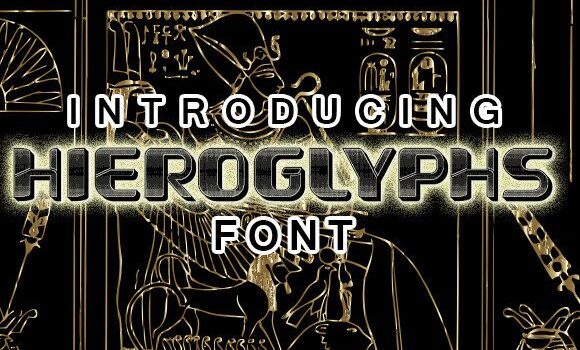 Hieroglyphs Font: Fonts Free Download Hieroglyphs Font - Featured Image