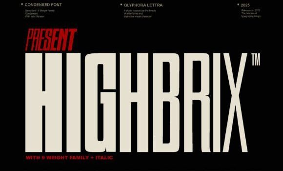 Highbrix Font: Fonts Free Download Highbrix Font - Featured Image