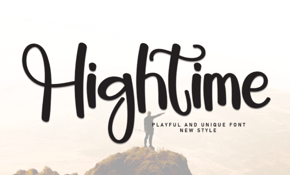 Hightime Font - Featured Image