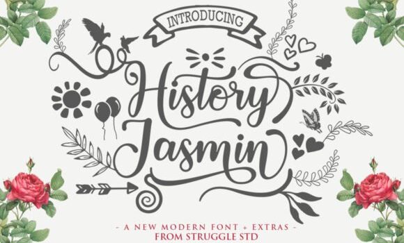 History Jasmin Font: Fonts Free Download History Jasmin Font - Featured Image