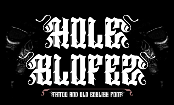 Hole Blofez Font - Featured Image