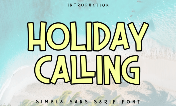 Holiday Calling Font: Fonts Free Download Holiday Calling Font - Featured Image