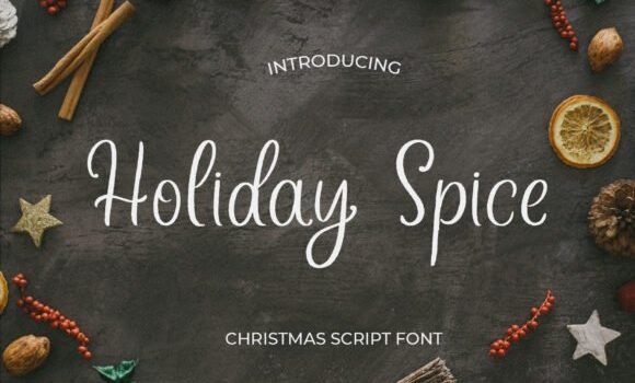 Holiday Spice Font - Featured Image