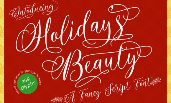 Holidays Beauty Font: Fonts Free Download Holidays Beauty Font - Featured Image