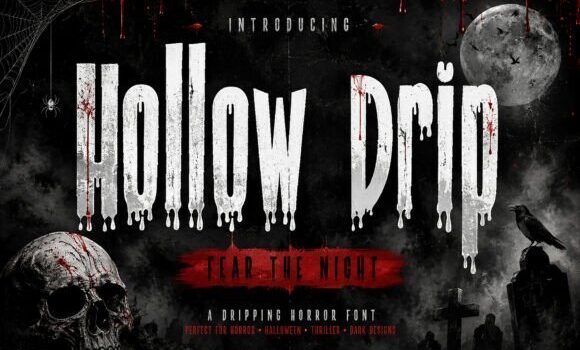 Hollow Drip Font: Fonts Free Download Hollow Drip Font - Featured Image