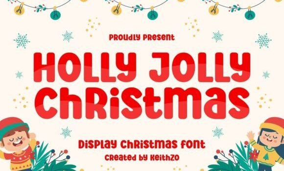 Holly Jolly Christmas Font - Featured Image
