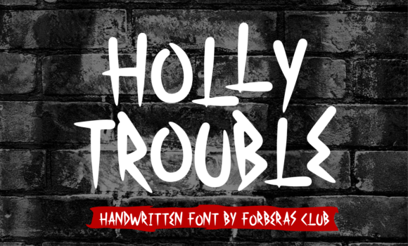 Holy Trouble Font: Fonts Free Download Holy Trouble Font - Featured Image