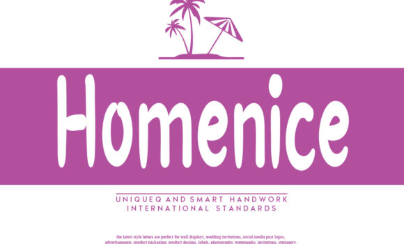Homenice Font - Featured Image