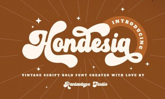 Hondesia Font - Featured Image