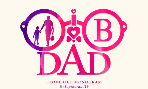 I Love Dad Monogram Font: Fonts Free Download I Love Dad Monogram Font - Featured Image