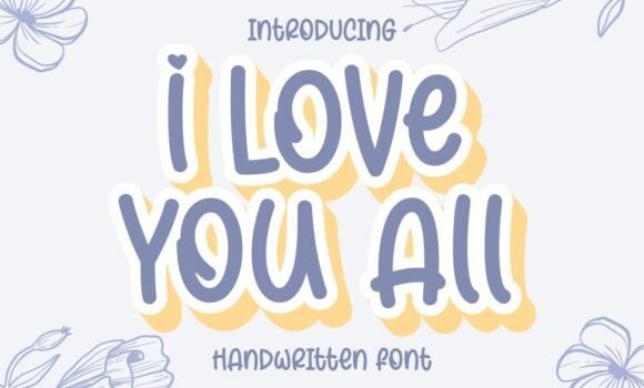 I Love You All Font: Fonts Free Download I Love You All Font - Featured Image