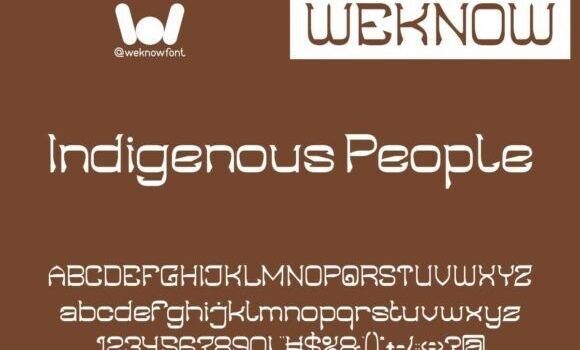 Indigenous People Font - Featured Image