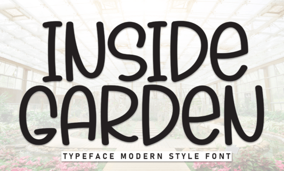 Inside Garden Font - Featured Image