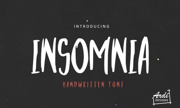 Insomnia Font - Featured Image