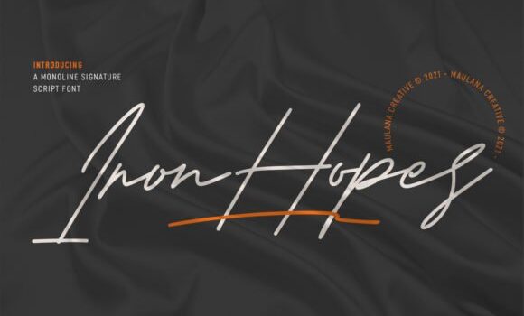 Iron Hopes Font - Featured Image