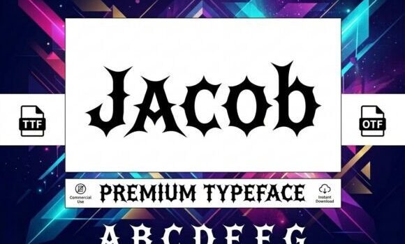Jacob Font: Fonts Free Download Jacob Font - Featured Image