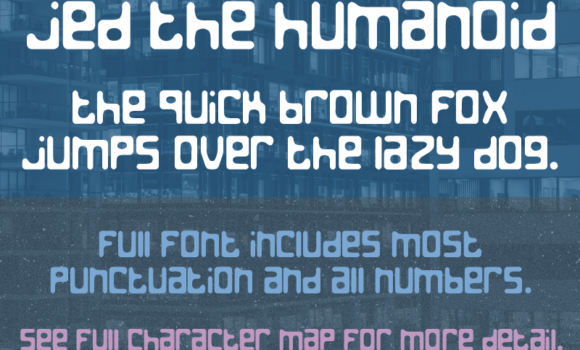 Jed the Humanoid Font: Fonts Free Download Jed the Humanoid Font - Featured Image