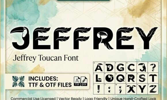 Jeffrey Font: Fonts Free Download Jeffrey Font - Featured Image
