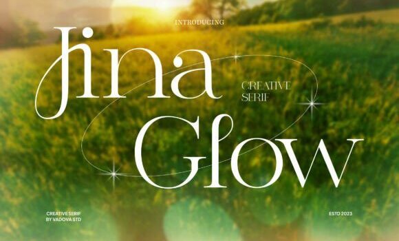 Jina Glow Font: Fonts Free Download Jina Glow Font - Featured Image
