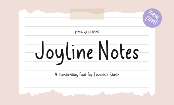 Joyline Notes Font: Fonts Free Download Joyline Notes Font - Featured Image
