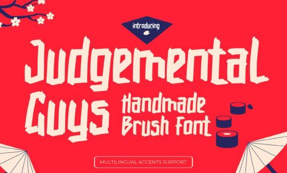Judgemental Guys Font - Featured Image