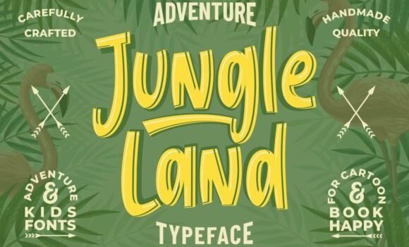 Jungle Land Font - Featured Image