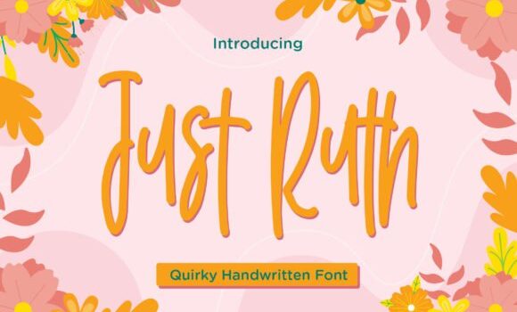 Just Ruth Font: Fonts Free Download Just Ruth Font - Featured Image