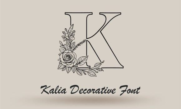 Kalia Monogram Font - Featured Image
