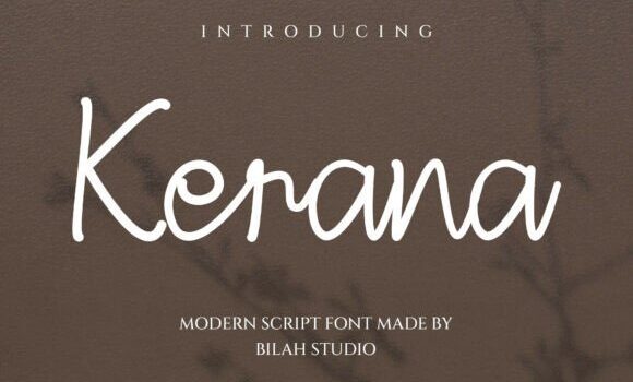 Kerana Font: Fonts Free Download Kerana Font - Featured Image