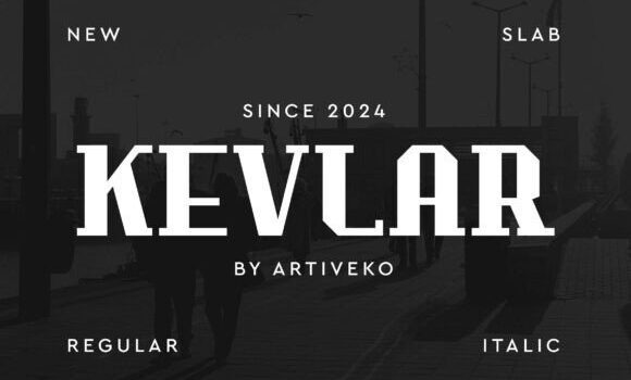 Kevlar Font - Featured Image