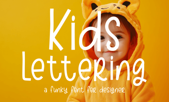 Kids Lettering Font: Fonts Free Download Kids Lettering Font - Featured Image