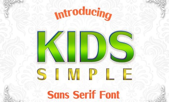Kids Simple Font - Featured Image